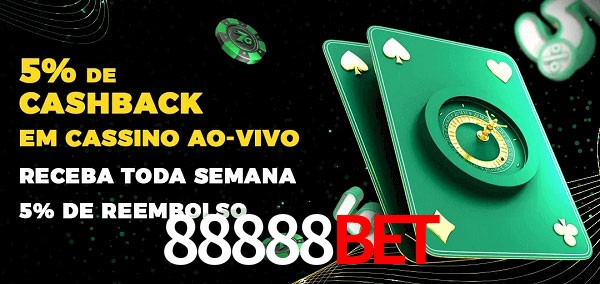 Promoções do cassino ao Vivo 88888BET